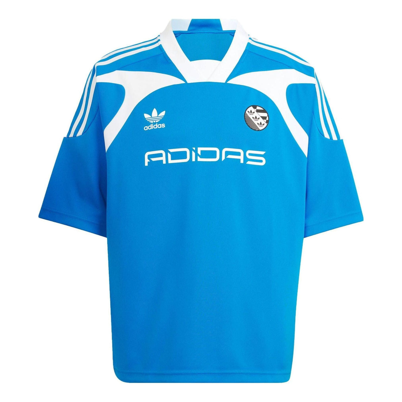 adidas Originals Adilenium Oversized Short Sleeve Jersey 'Blue' IW3636