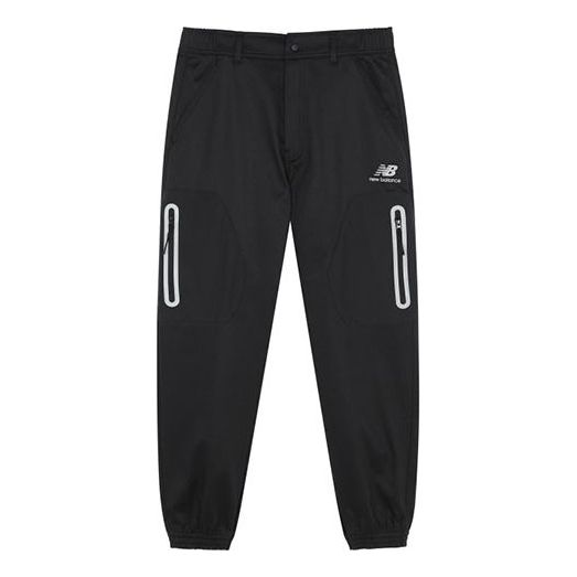 New Balance Logo Classic Cotton Pants 'Black' AMP14325-BK