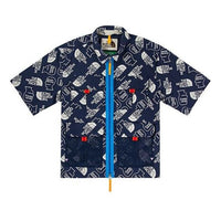 THE NORTH FACE X Brain Dead 76 Boxy Ss Mountain Shirts 'Blue' 529V-WF3