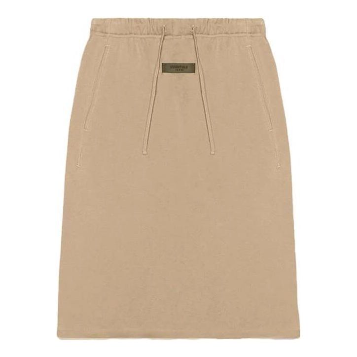 (WMNS) Fear of God Essentials SS23 Midi Skirt 'Sand' FOG-SS23-219