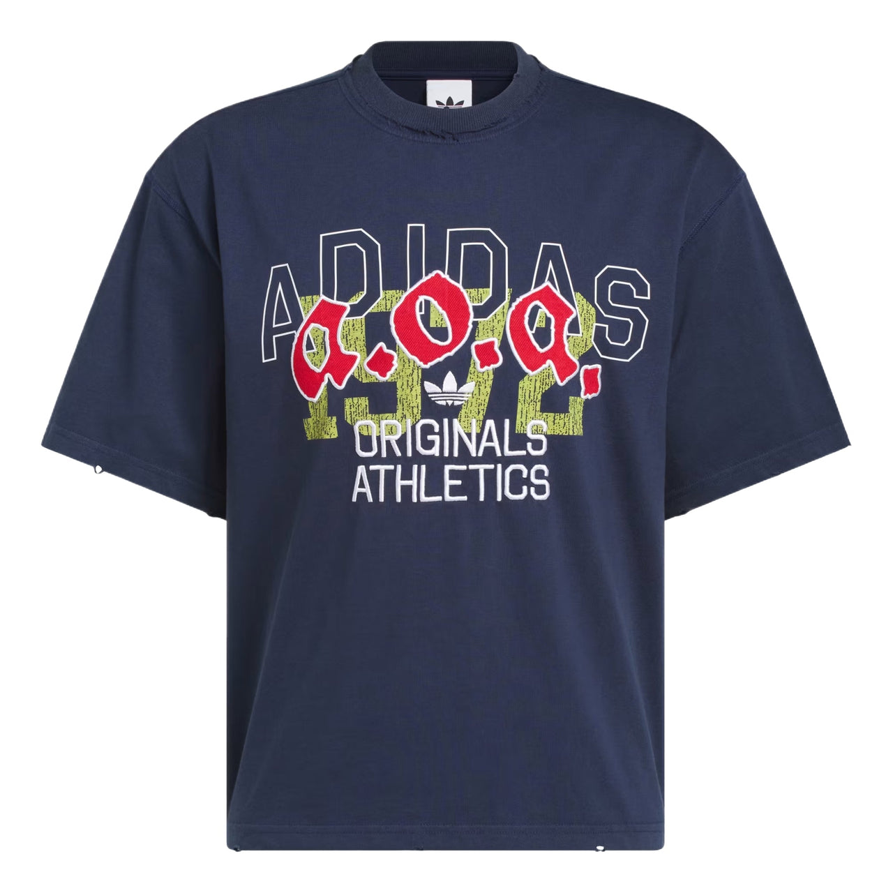 adidas AOA Graphic T-Shirt Asia Sizing 'Night Indigo' KT7863