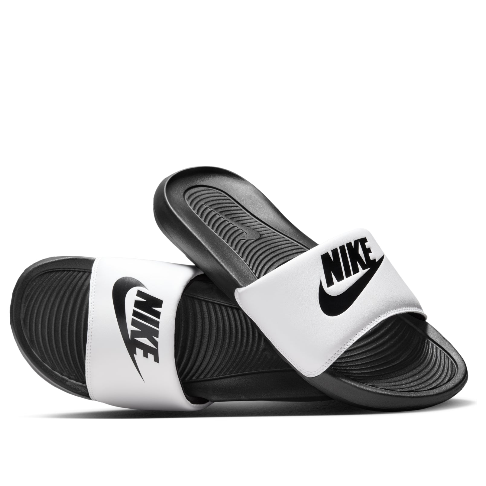 Nike Victori One Slide 'Whtie Black' CN9675-005