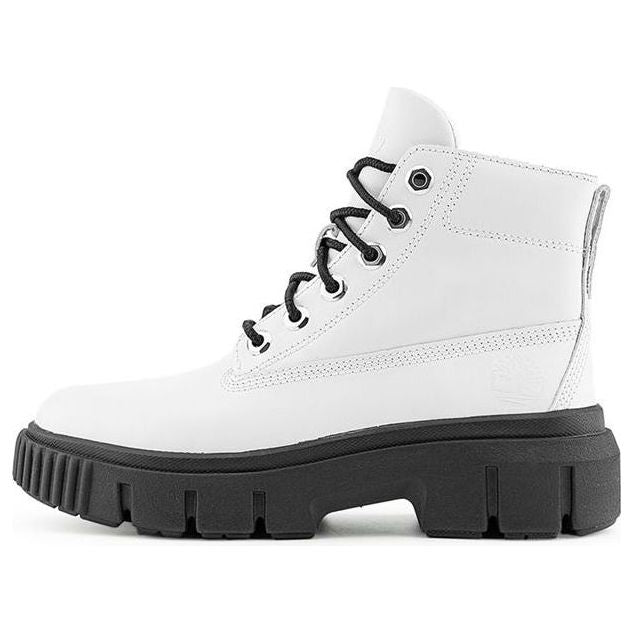(WMNS) Timberland Greyfield Leather Boots 'White Full Grain' A41ZW-100