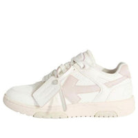 (WMNS) Off-White Slim Out Of Office Leather Sneakers 'White Pink' OWIA276S24LEA0010136