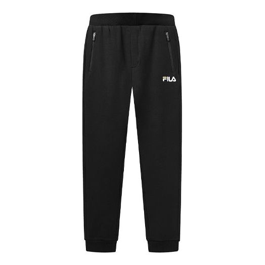 FILA Knit Long Pants Bundle Feet Sports Pants Black F11M018613F-BK