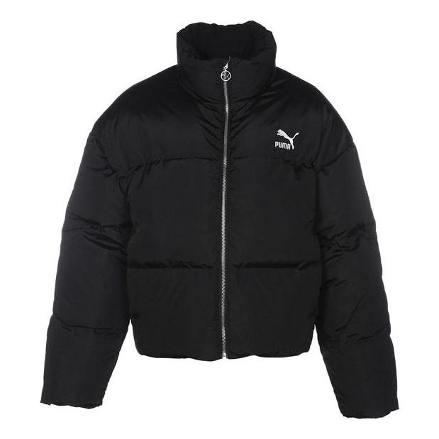 (WMNS) PUMA Puffer Winter Jacket 'Black' 623601-01