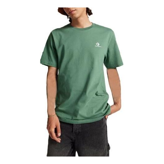 Converse Go-To Embroidered Star Chevron Standard-Fit T-Shirt 'Olive' 10023876-A32