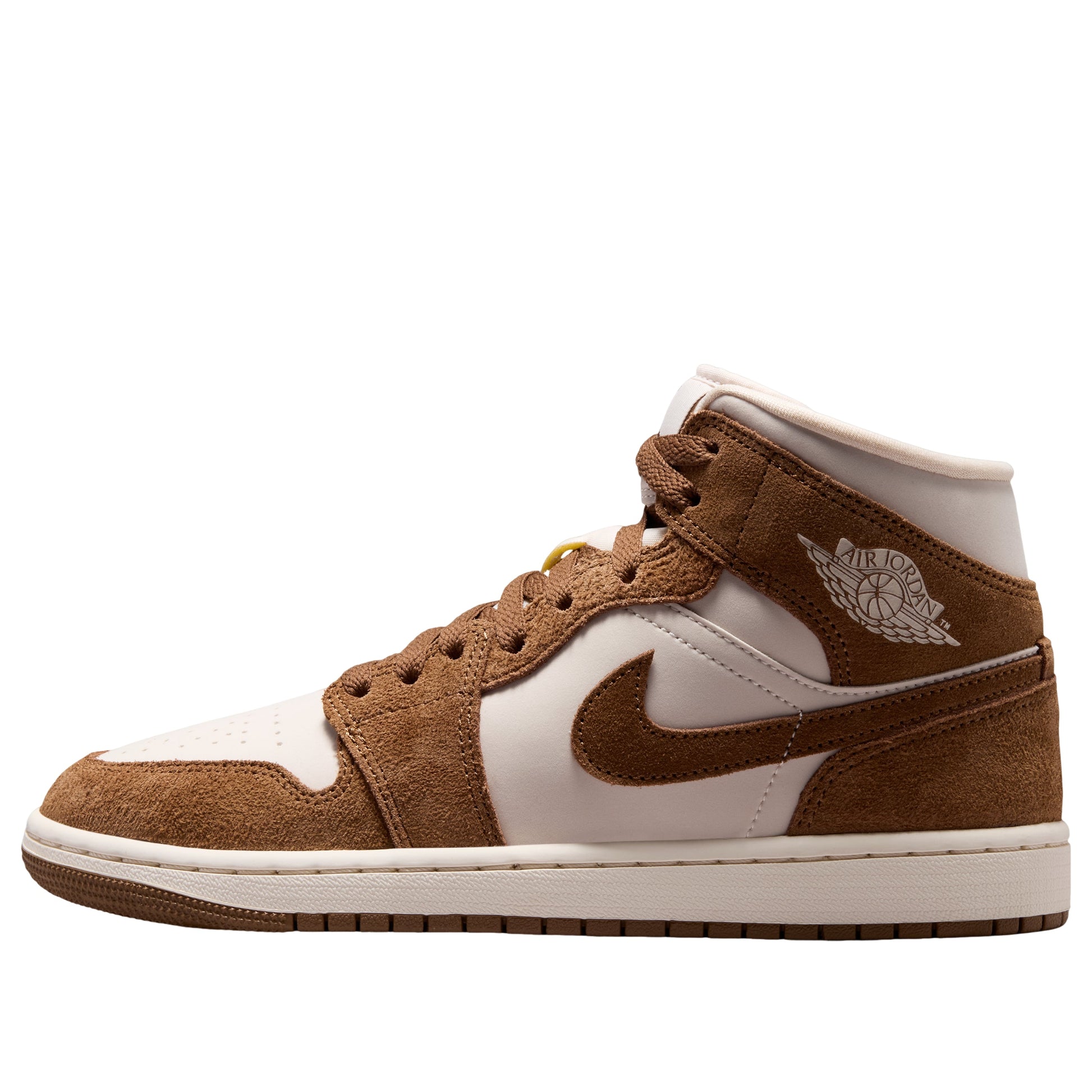 (WMNS) Air Jordan 1 Mid 'Light British Tan Choke' BQ6472-203