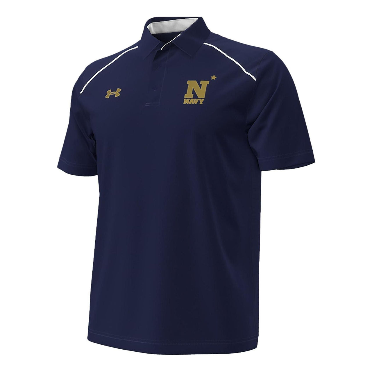 Under Armour United States Naval Academy Logo Polo Shirt 'Navy Blue' 5120661-411