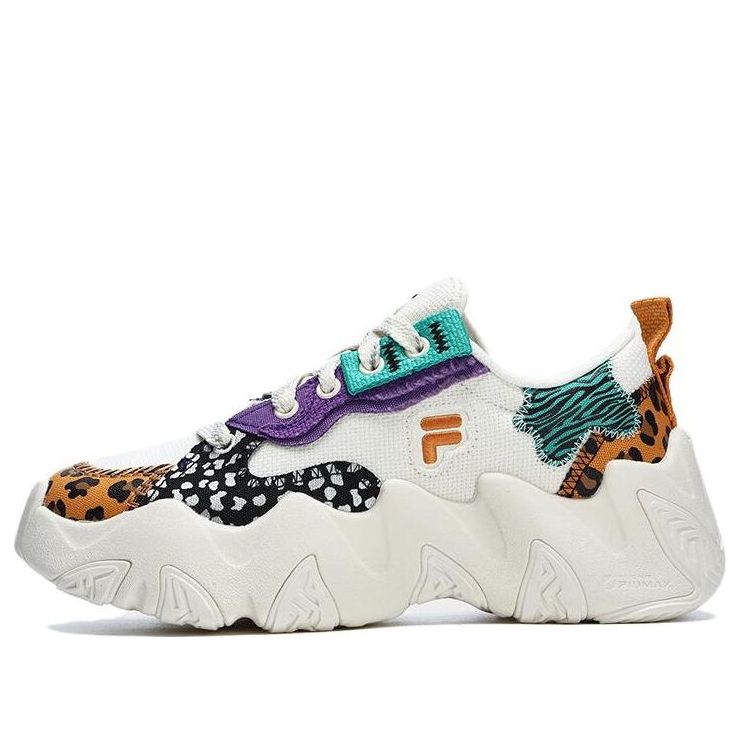 (WMNS) FILA FUSION STARFISH-CVS Footwear Sneakers 'White Multi' T12W321302FWM