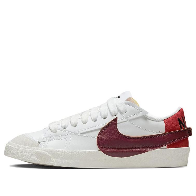 (WMNS) Nike Blazer Low '77 Jumbo 'White Dark Beetroot' DQ1470-104