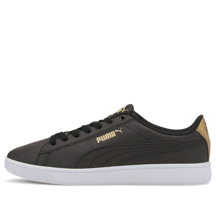 (WMNS) PUMA Vikky V2 Sig 'Black White Gold' 373226-02