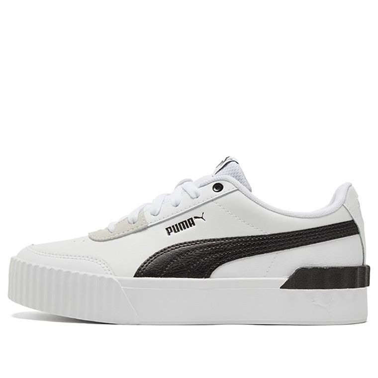 (WMNS) PUMA Carina Lift Shoes Black/White/Grey 373031-16