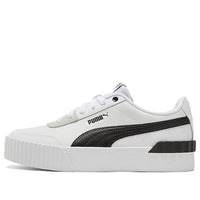(WMNS) PUMA Carina Lift Shoes Black/White/Grey 373031-16
