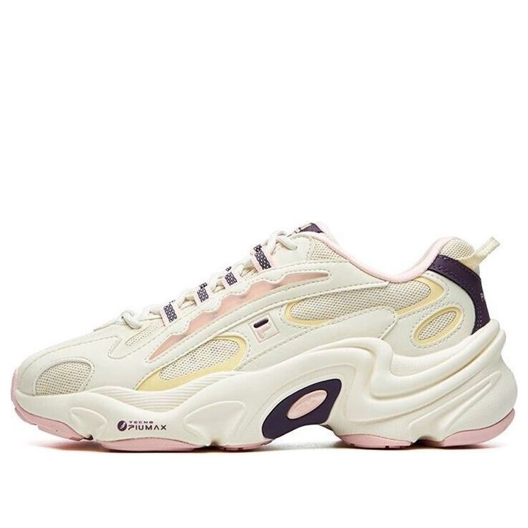(WMNS) Fila Fusion Shoes 'White Cream Pink' T12W121104FAR