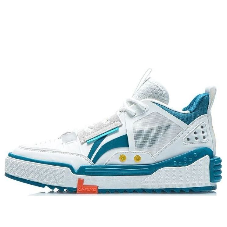 Li-Ning No.258 Mid 'White Blue Green' AGCR311-2
