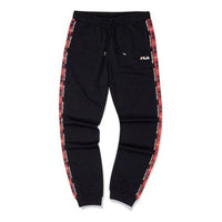 (WMNS) FILA FUSION Sports Fashion Knit Long Pants/Trousers Black T11W031602F-BK