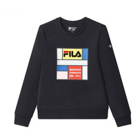 (WMNS) FILA Casual Printing logo Sports Hoodie Light Blue F11W048207F-NV