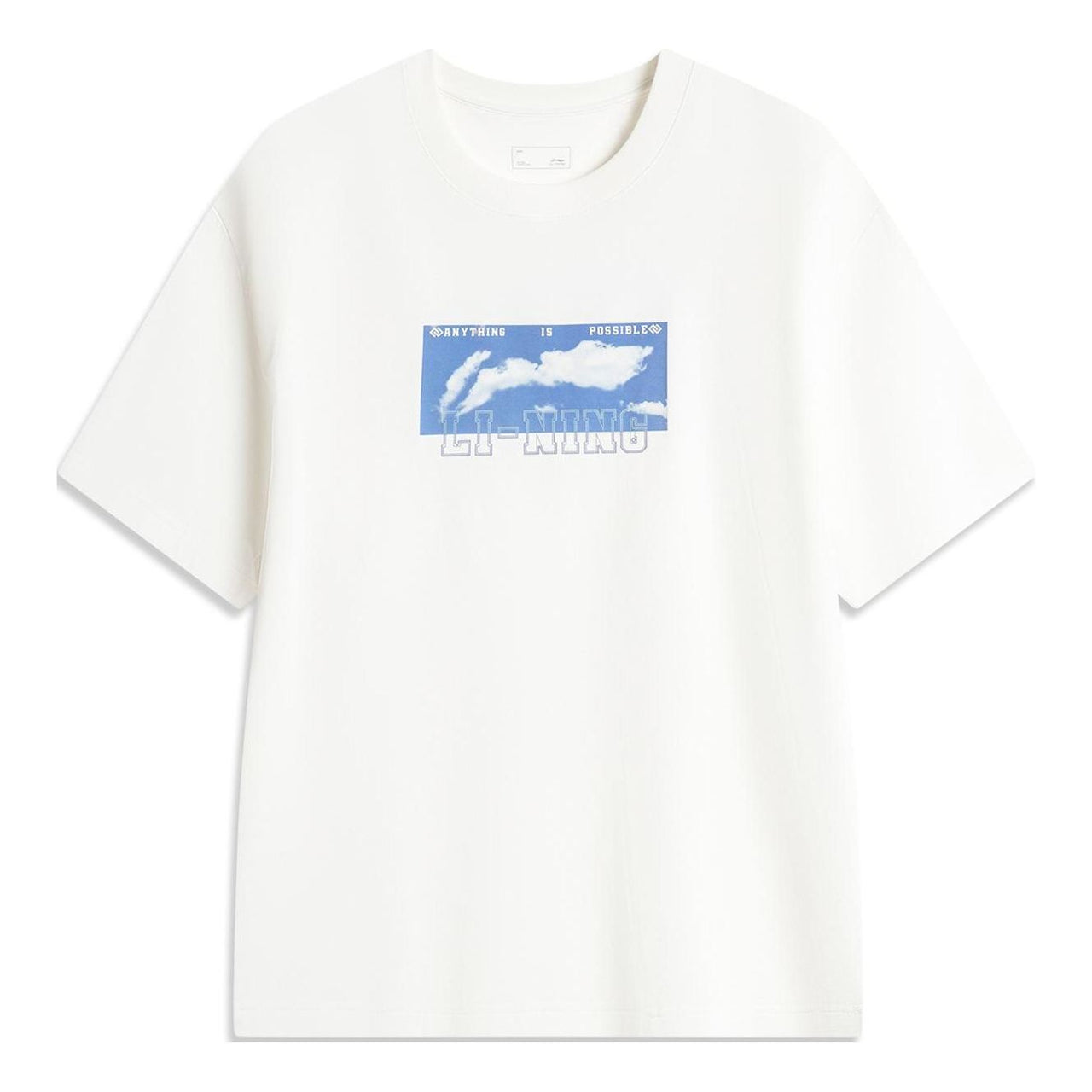 Li-Ning Anything Is Possible Graphic T-shirt 'White' AHSU555-1