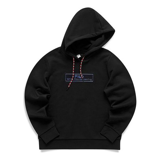 (WMNS) FILA Fusion Casual Sports Pullover Hoodie Black T11W117210F-BK