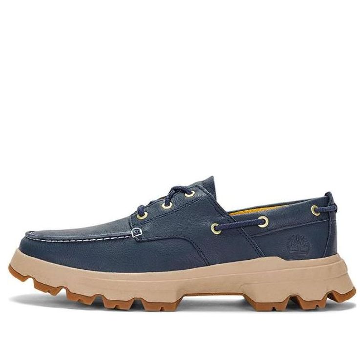 Timberland Greenstride Originals Ultra Leather Boat Shoes 'Blue' A5RFV
