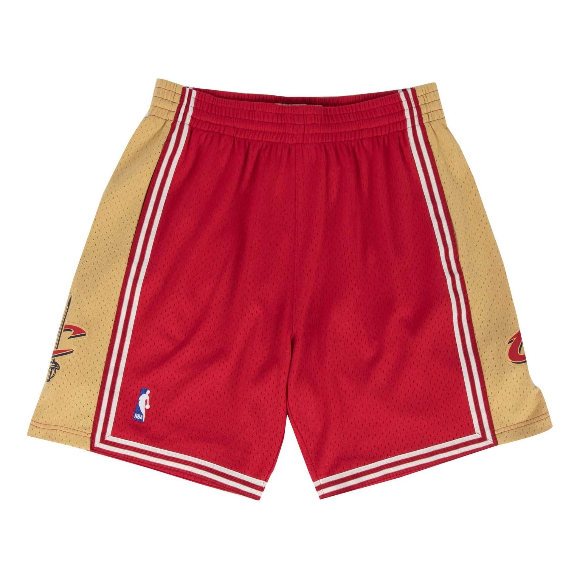 Mitchell & Ness x NBA Cleveland Cavaliers Road 2003-04 Swingman Shorts 'Red Gold' SMSHGS18226-CCADKRD03
