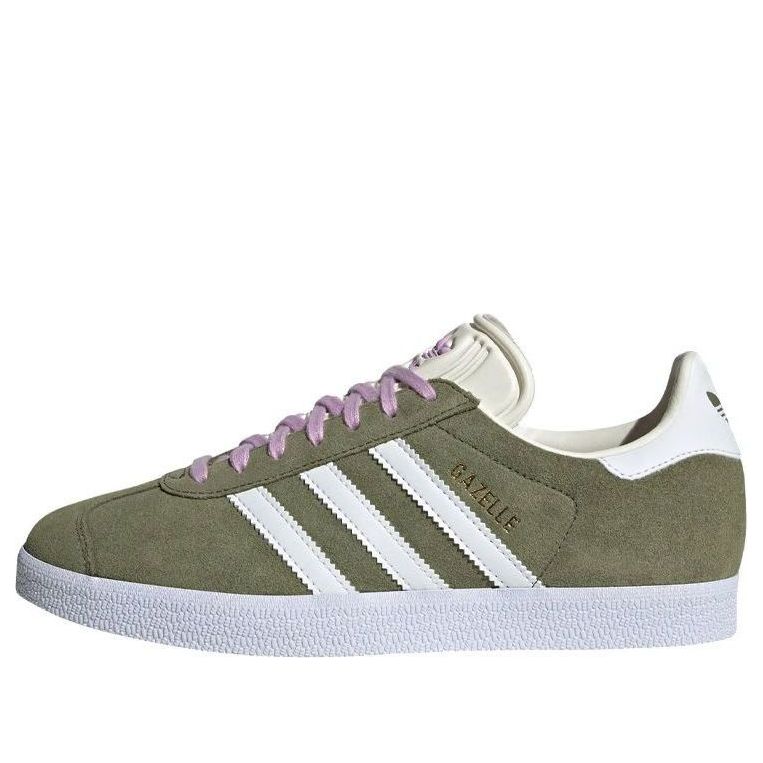 (WMNS) adidas Gazelle Shoes 'Focus Olive White' GX2055