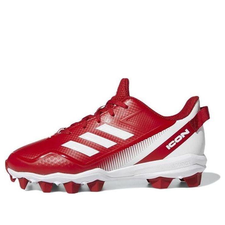 (GS) adidas Icon 7 Mid Cleats 'Red' S23918