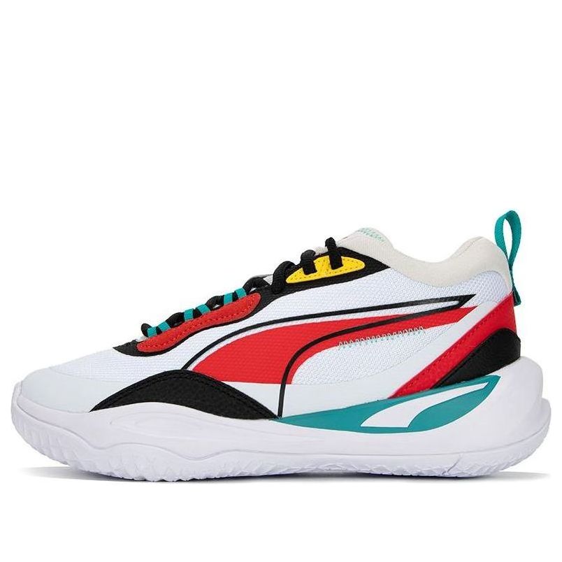 PUMA Playmaker 'White Red Black' 385841-05
