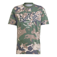 adidas AAC Camo T-Shirt 'Green Brown' IR9474