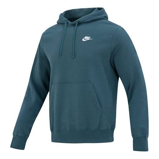 Nike knitted hooded pullover sports casual sweatshirt 'Green' BV2655-309