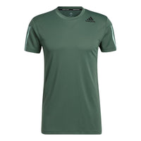 adidas Hrdy 3s Tee Casual Sports Round Neck Short Sleeve Green GP7658