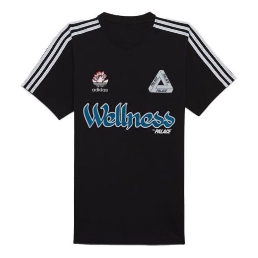 Palace X Adidas Originals Wellness Graphic Short Sleeve T-Shirt 'Black' HB9126