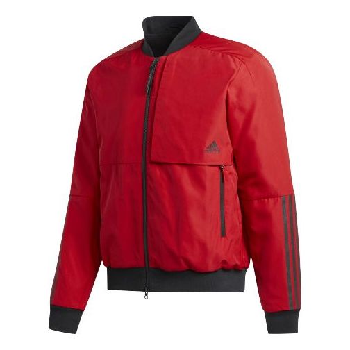 adidas Mic Jkt Bomb Series Pattern Jacket Red GG0765