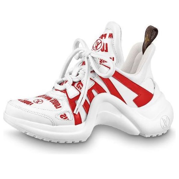 (WMNS) LOUIS VUITTON LV Archlight Sneakers 'White Red' 1A9D4E