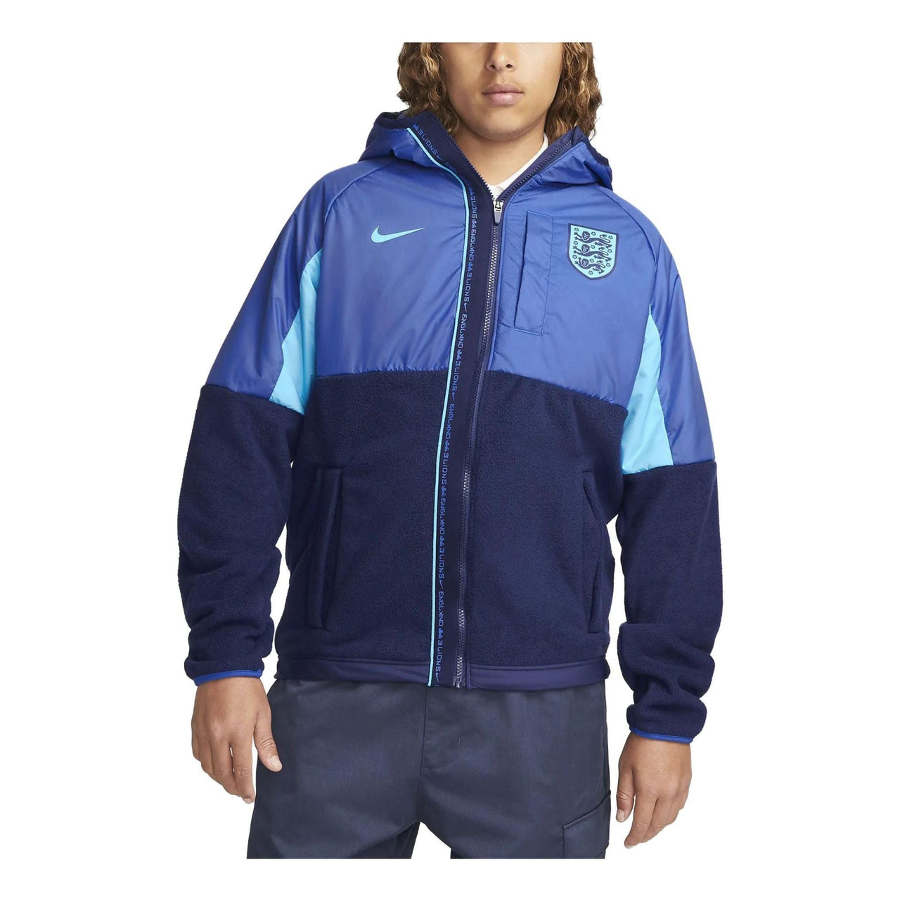 Nike 2022-2023 England AWF Winterized Jacket 'Blue' DH4889-480