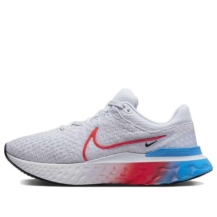 (WMNS) Nike React Infinity Run Flyknit 3 'Grey Bright Crimson' DV2178-001