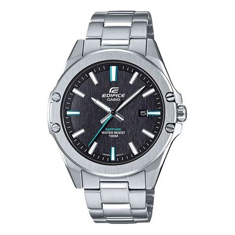 CASIO Waterproof EDIFICE Sapphire Crystal Mens Black Analog EFR-S107YD-1AVUPR