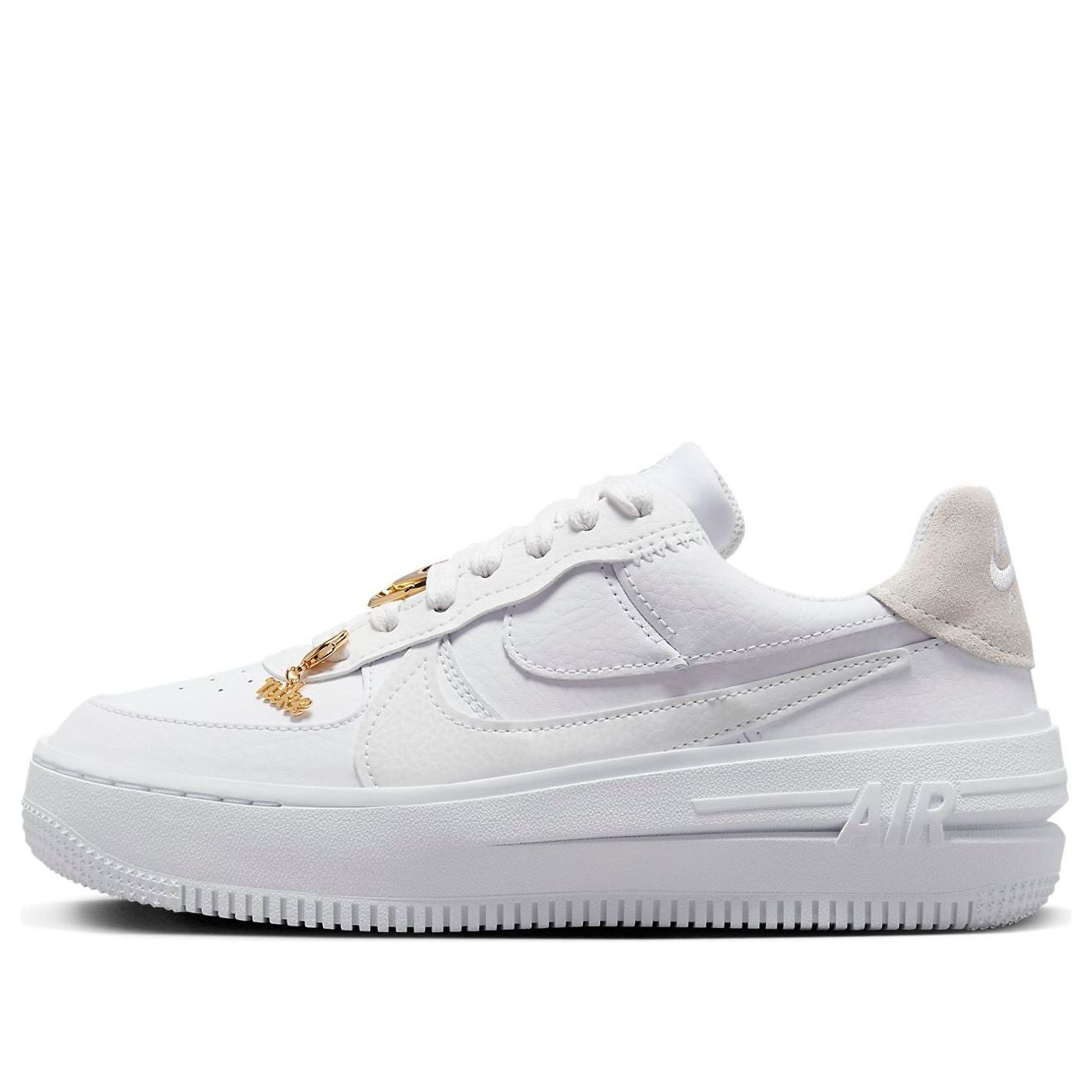 (WMNS) Nike Air Force 1 Low Plt Af Orm Bling 'White Metallic Gold Summit White' FB8473-100
