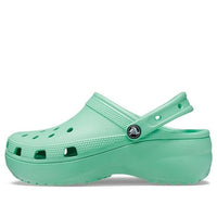 (WMNS) Crocs Classic Platform Clog 'Jade Stone' 206750-3UG
