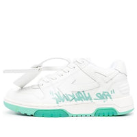 (WMNS) Off-White Out Of Office Low-Top For Walking Sneaker 'White Green' OWIA259F22LEA0020151