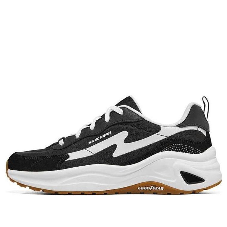 (WMNS) Skechers D'lites Jogger Kadn Siyah Sneakers 'Black White' 149389-BKW
