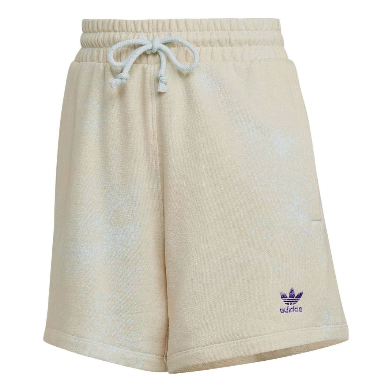(WMNS) adidas Allover Print Loose Shorts Asia Sizing 'Beige Purple' HL6610