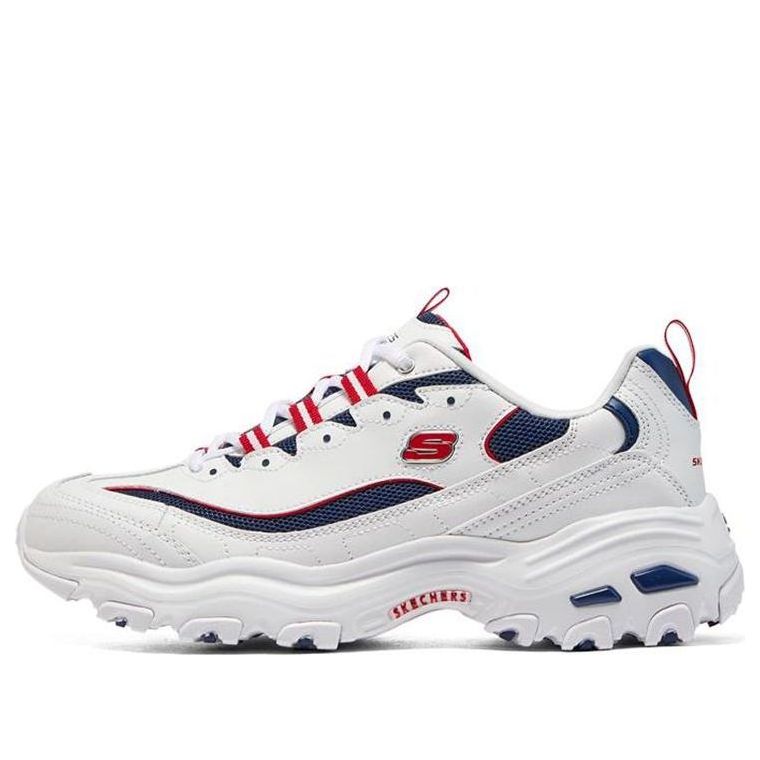 Skechers DLites 1.0 'White Navy Blue Red' 666142-WNVR