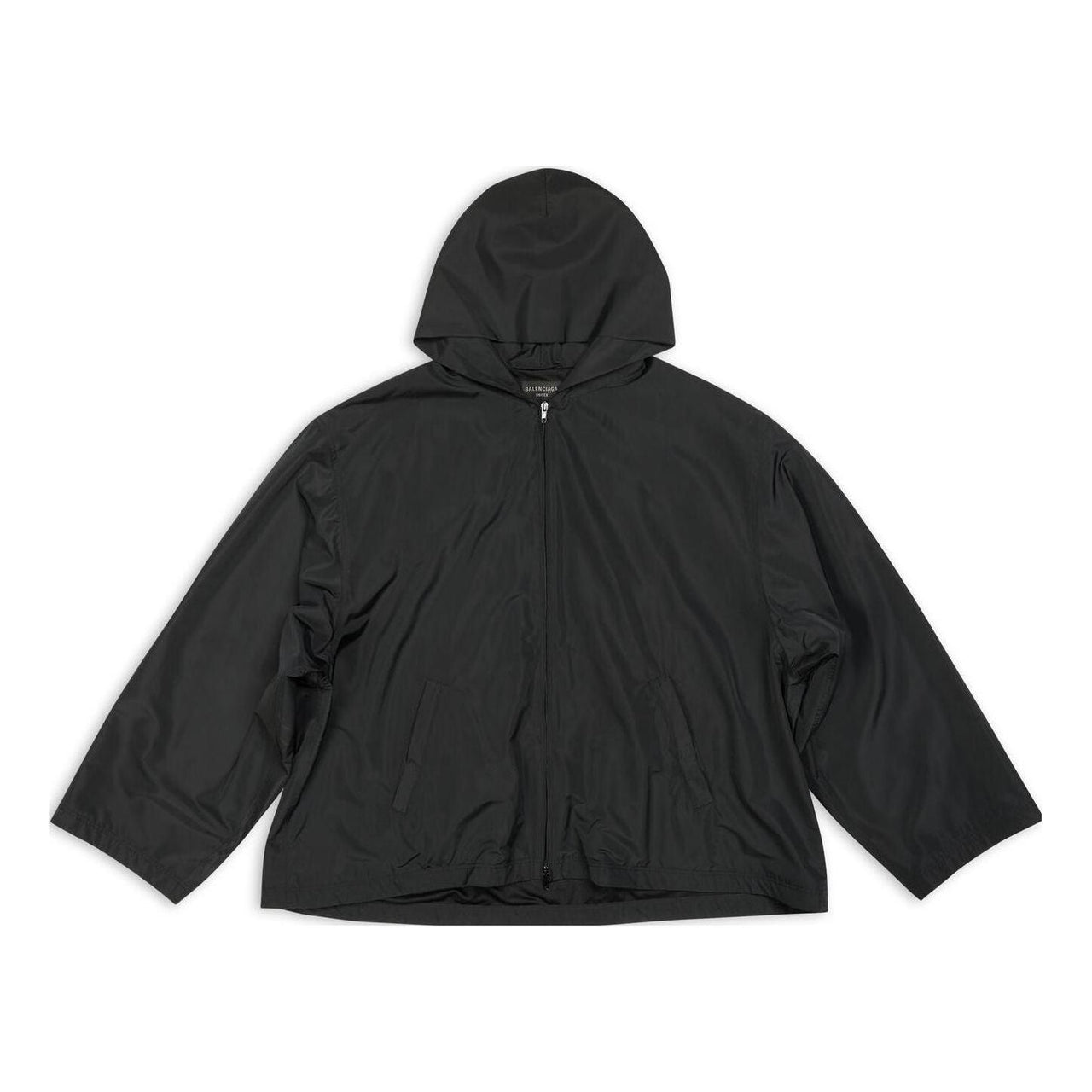 Balenciaga Hooded Windbreaker Jacket 'Black' 725275TYD361000