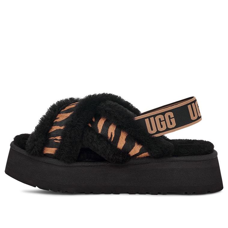(WMNS) UGG Disco Cross Slide 'Tiger Print' 1127072-LBTT
