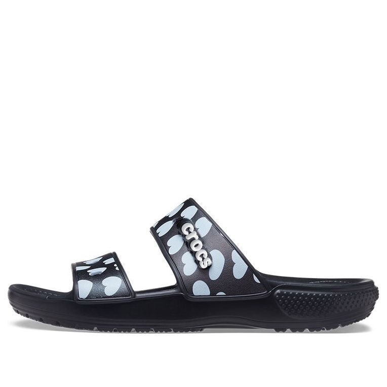 Crocs Classic Casual Fashion Unisex Black Blue Slippers 207680-066