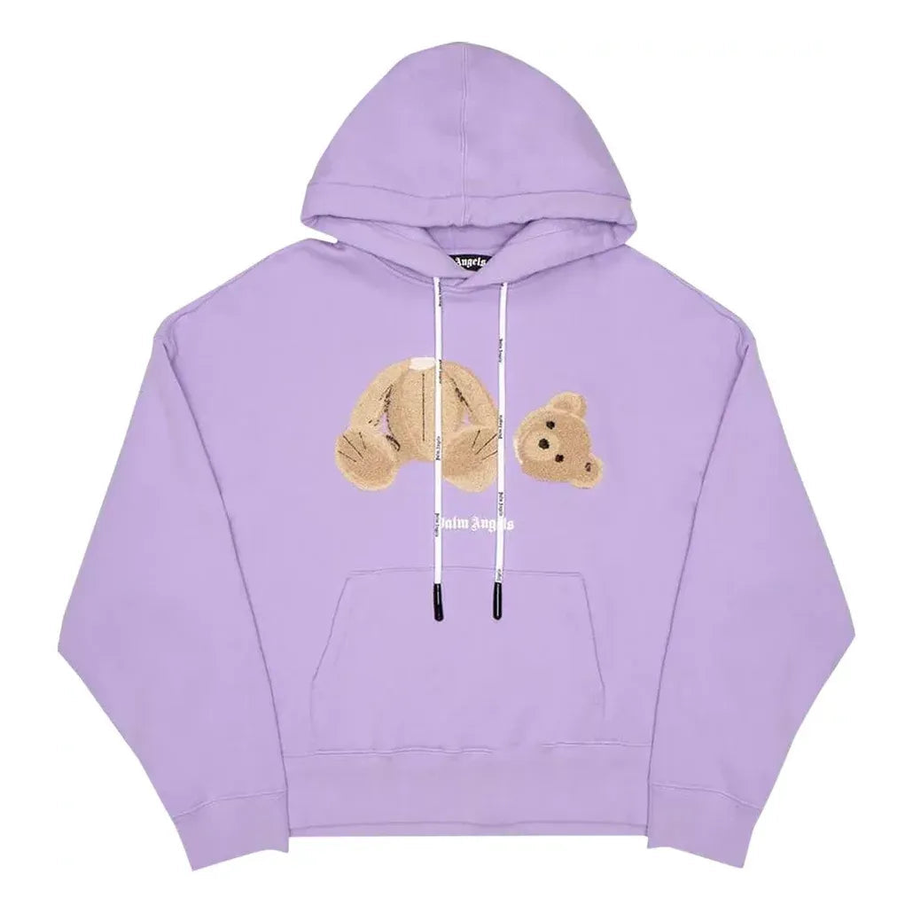 Palm Angels FW21 Bear Hoodie 'Lilac Brown' PMBB058F21FLE0073660