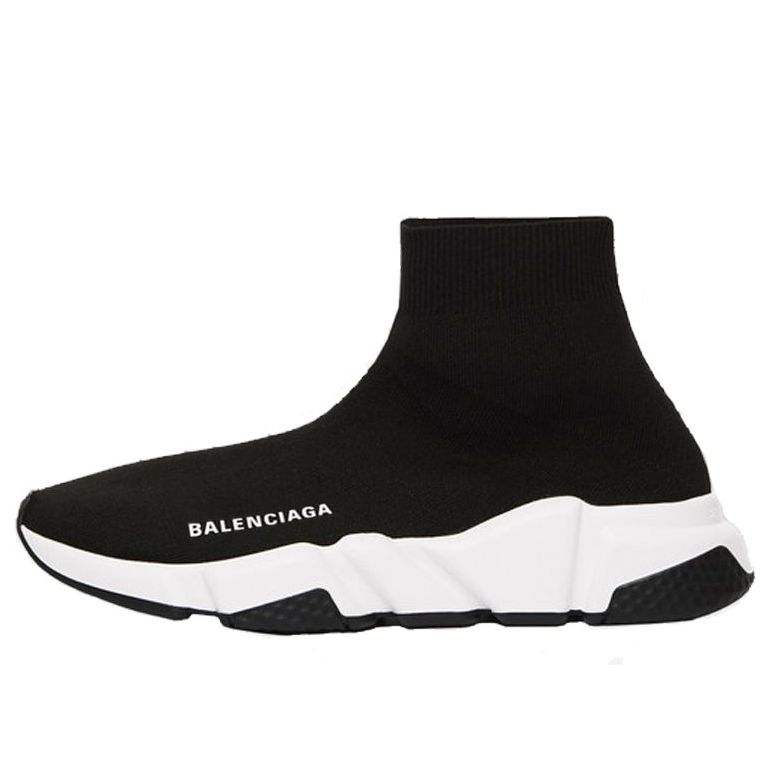 Balenciaga Speed Sneaker 'Black White' 2018 530349W05G91000