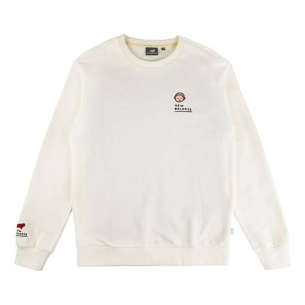New Balance x Zero Per Zero Graphic Pullover 'White' NCA47111-IV